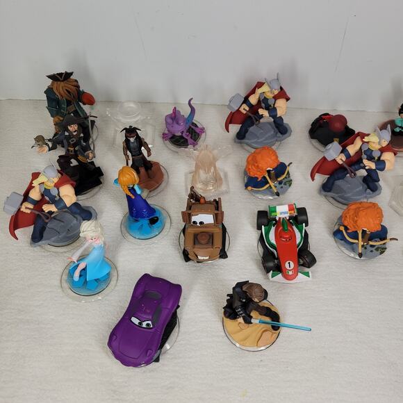 Disney Infinity Lot Cars Thor Marvel Pirates of the Caribbean Video Games Gaming - Picture 6 of 7